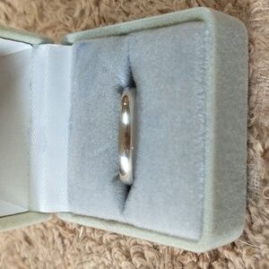 6 - wedding band 14k white gold
